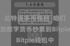 比特派多币钱包  咱们需要添加数字货币钞票到Bitpie钱包中